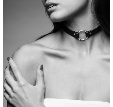 Obroża - Bijoux Indiscrets Maze Single Choker Black